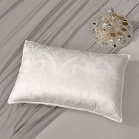 富安娜(FUANNA) 全棉枕芯颈椎枕蚕丝枕芯 成人枕头高档 臻美丝棉枕 70*45cm