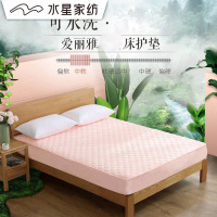 水星家纺 爱丽雅床护垫 薄款床垫垫子床笠式学生防滑保护垫