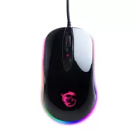 微星（MSI）DS102 RGB 电竞鼠标 有线 RGB流光 信仰龙魂灯 游戏鼠标 自定义宏 黑色 10000DPI