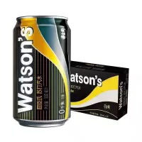 Zs-屈臣氏(Watsons)苏打汽水0脂肪0负担香草味天然苏打水调酒汽水饮料推荐 330ml*24罐 整箱装
