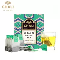 ChaLi茶里经典绿茶办公冲饮袋泡茶100包/200g盒装