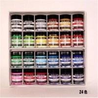 易达(Esselte) 颜料盒 24色 瓶装 10个装