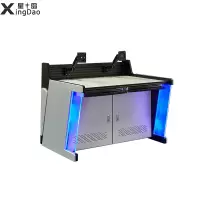 星岛办公家具机柜单联操作台监控室中心监控台监控操作台调度控制台双/三/四/五联操作台