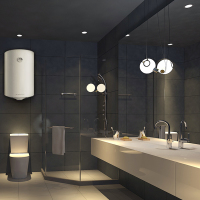 阿里斯顿（ARISTON）50升电热水器1800W速热竖式安装节省空间安全自检钛金防腐内胆储水式DOVE50VM1.8