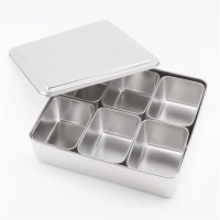 B2B-ZTE-不绣钢调料盒小(6格)-个