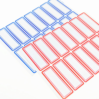 102 标签贴58*22MM 标贴自粘性标签纸不干胶手写标贴 红色 2包/组 (5包)
