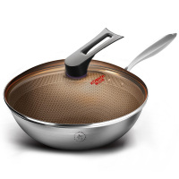 康巴赫CLK32D12精英款蜂窝304炒锅