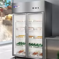 商用保鲜柜冷藏柜玻璃展示厨房冰箱饮料鲜花蔬菜水果啤酒酒水冰柜
