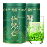 贡苑 茶叶绿茶 明前碧螺春茶 苏州春茶云雾嫩芽125g/罐*2(单位:组)(BY)