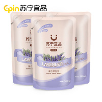 苏宁宜品薰衣草洗香型低泡衣液500ML*3袋