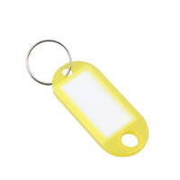 安赛瑞(SAFEWARE)塑料钥匙牌(100个装)黄色 NZM