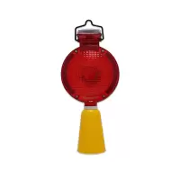 安赛瑞(SAFEWARE)路锥警示灯 LED光源 配太阳能单晶电池板 高度38cm NZM
