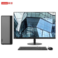 联想天逸510pro 台式机电脑十代六核I5-10400 8G 1T+256G GT730-2G独显 主机+23.0窄边