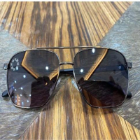 钱富林男士太阳镜偏光太阳镜可以度数遮阳 咖啡色