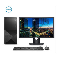 戴尔台式机V3888-14N8S I5 10400 4G 1T+256G WIN10+21.5寸显示器 带WIFI
