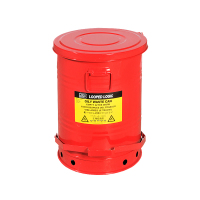 安赛瑞(SAFEWARE)防火垃圾桶(35L)44×42.5×49cm 镀锌钢板 红色 NZM