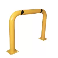 安赛瑞(SAFEWARE)钢制高位防撞护栏(2个装)Φ11.4×H91.5×W122cm 壁厚3mm 黄色喷涂 NZM