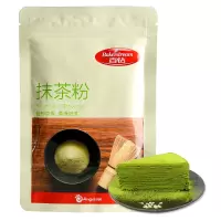 百钻抹茶粉 食用绿茶粉奶茶店冲饮材料80g 10包装