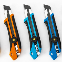 青海湖(QINGHAI LAKE) 工业大号宽刃美工刀 壁纸刀 25mm 10把/组