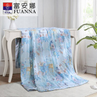 富安娜印花蚕丝夏被\花影鹿鸣 1.5m(203*229cm)(可水洗)