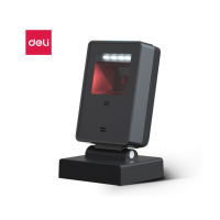 得力(deli) 二维影像式扫描平台 餐饮零售快递仓储物流超市商品条码高速扫描器 手机屏幕扫码收款14962