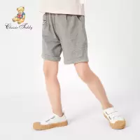 精典泰迪男童裤子夏季新款潮流休闲短裤弹力舒适儿童裤子