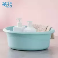 茶花 03391K 塑料洗脸盆子洗衣盆39CM时尚通用盆