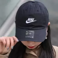 NIKE耐克男女帽子情侣帽 2021夏季新款logo标志运动帽出游旅行登山遮阳帽时尚休闲鸭舌帽棒球帽