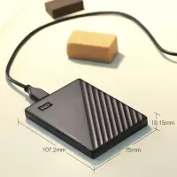 西部数据(WD) My Passport随行版 移动硬盘（WB）4TB USB3.0 2.5英寸 黑色 大容量 单位：个