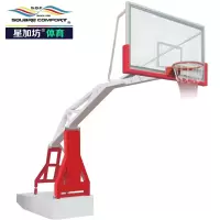 星加坊篮球架 成人户外标准健身篮球架 移动篮球架 学校训练篮球架 仿液压篮球架