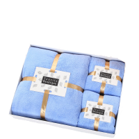 珊瑚绒毛巾浴巾礼盒装
