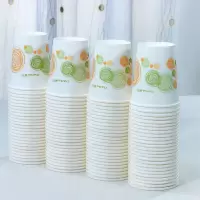 茶花(CHAHUA) 中号无蜡淋膜纸杯(促销装)(1*40) 3113P