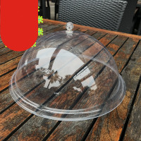 蓝 锐 果盘盖 (WB1)盖子水果盘盘子装饰寿司蛋糕罩两层带盖果盘盖