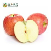 [五个农民]陕西洛川红富士苹果新果净重4.5斤80mm+大果