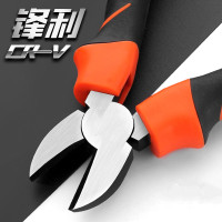 递乐(DiLe)斜口钳子6寸剪钳偏口钳子剪线钳斜嘴钳子 003
