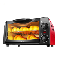 九阳(Joyoung)电烤箱家用多功能烘焙 定时控温 迷你10L巧容量 小烤箱 KX-10J5