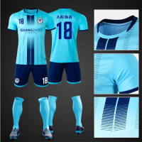 爱家(ajiacn)足球服男比赛训练队服运动球衣足球服