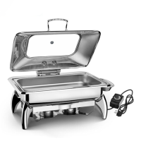 华春酒店自助餐炉电加热早餐炉保温餐炉53*33*6.5