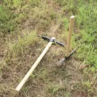 铁镐 (东北硬杂木军规冷轧钢板)镐柄长50cm