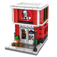 森宝城市街景小积木6600肯德基