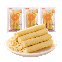 涧涧甜橙蛋卷500g夹心酥脆卷心酥儿童零食独立包装整箱