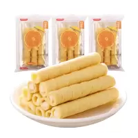 涧涧甜橙蛋卷500g夹心酥脆卷心酥儿童零食独立包装整箱
