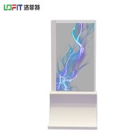 洛菲特55英寸OLED双面屏透明液晶高清显示器立式显示屏超薄触摸查询一体机LFTD55GA3