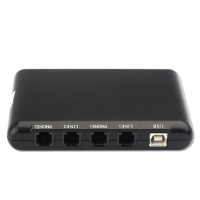 先锋 XF-USB/2路 电话录音盒 USB双路座机录音 来电弹屏通话录音 电脑管理自动录音设备*