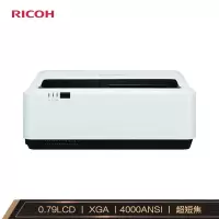 理光(RICOH)PJ-LU3800UST投影仪 办公家用教育反射式超短焦投影机(标清 4000流明 HLD光源)