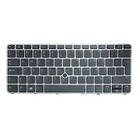 惠普elitebook 820 g3 笔记本电脑键盘银框背光UI 大回车