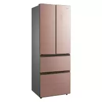 美的 冰箱 BCD-323WGM 对开四门电冰箱 风冷无霜 升级款 安第斯玫瑰金