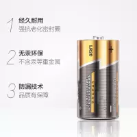 得力(deli) 1号 碱性电池 (WB1) 干电池 适用玩具血压计血糖仪挂钟键盘遥控器等