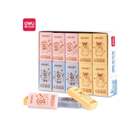 得力30块小号学生橡皮擦 美术绘图橡皮 书写办公橡皮擦 可爱小饿魔系列 71123A