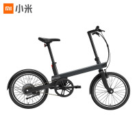 小米 骑记电动助力自行车 内置锂电 脚踏助力与纯电模式随意切换 新国标版电动车 黑色
